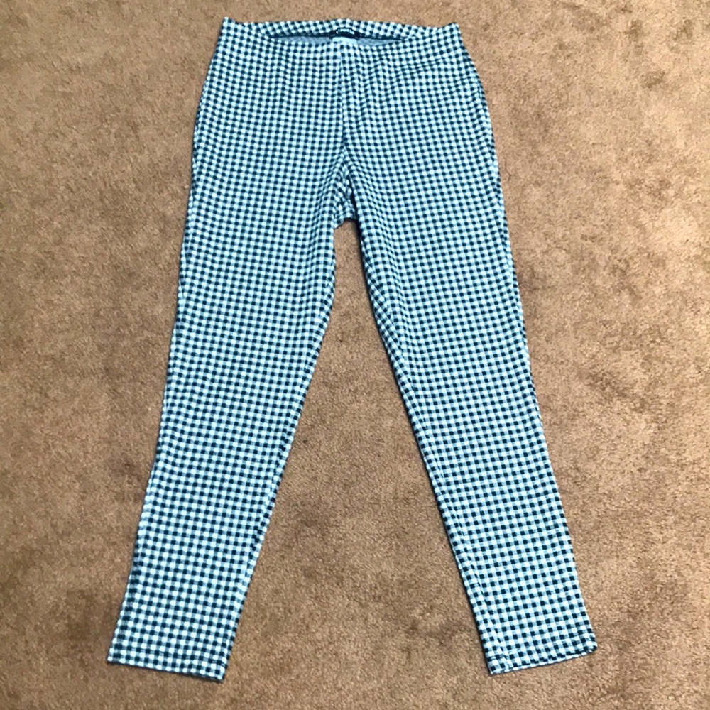 Express Checkered Skinny Pant